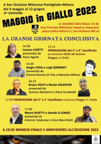 11 giugno 2022 MAGGIO IN GIALLO a San Giuliano Milanese